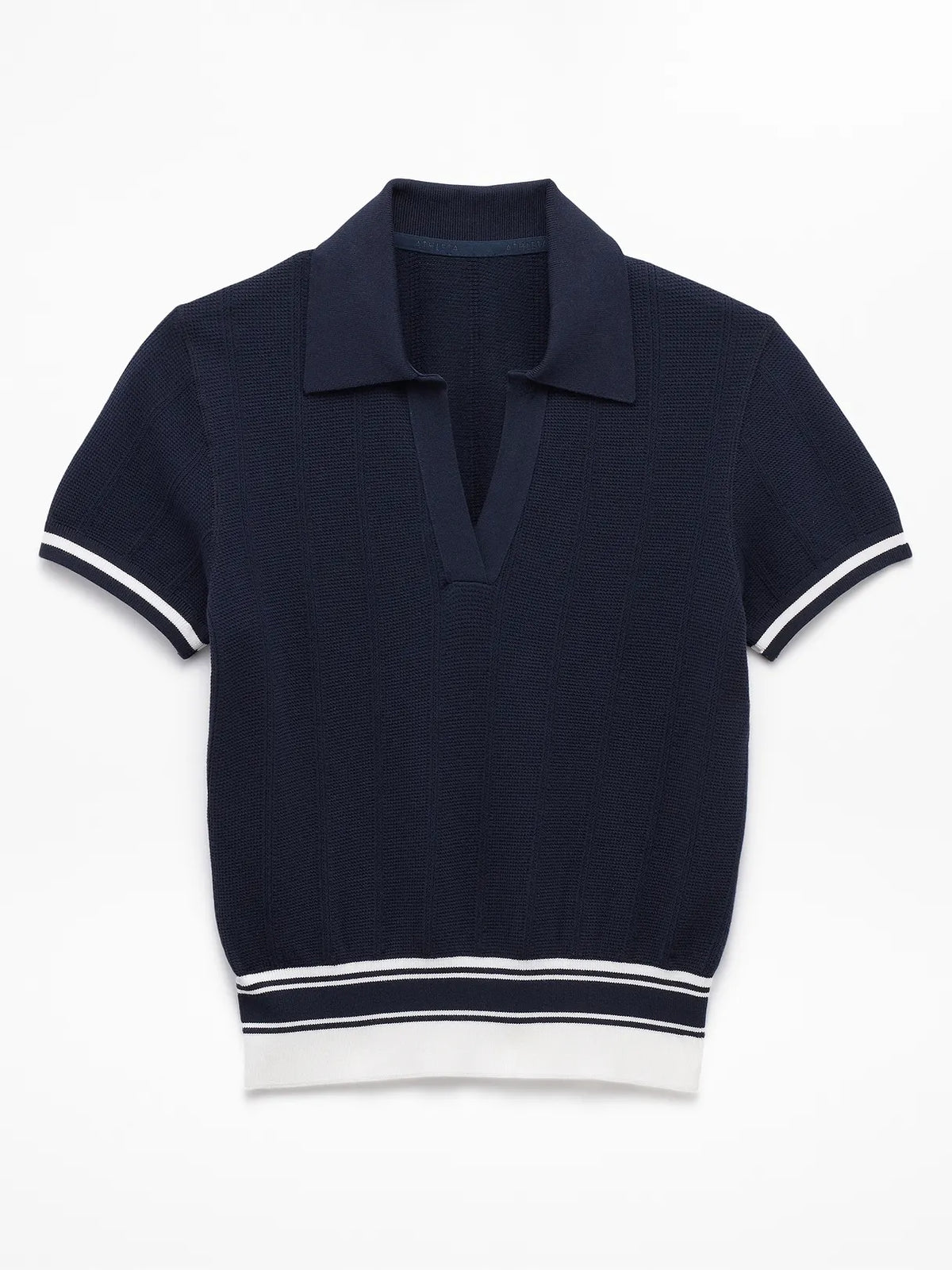 Seamless Polo Tee Sweater