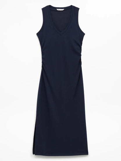 Essential V-Neck Midi Dress