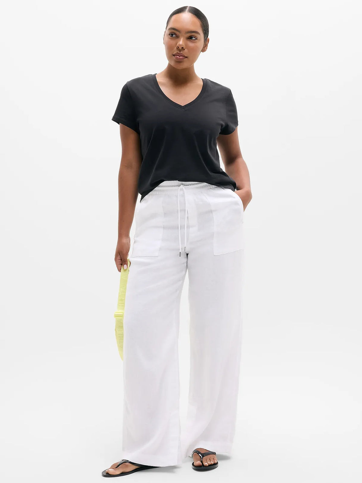 Favorite Cotton V-Neck Tee