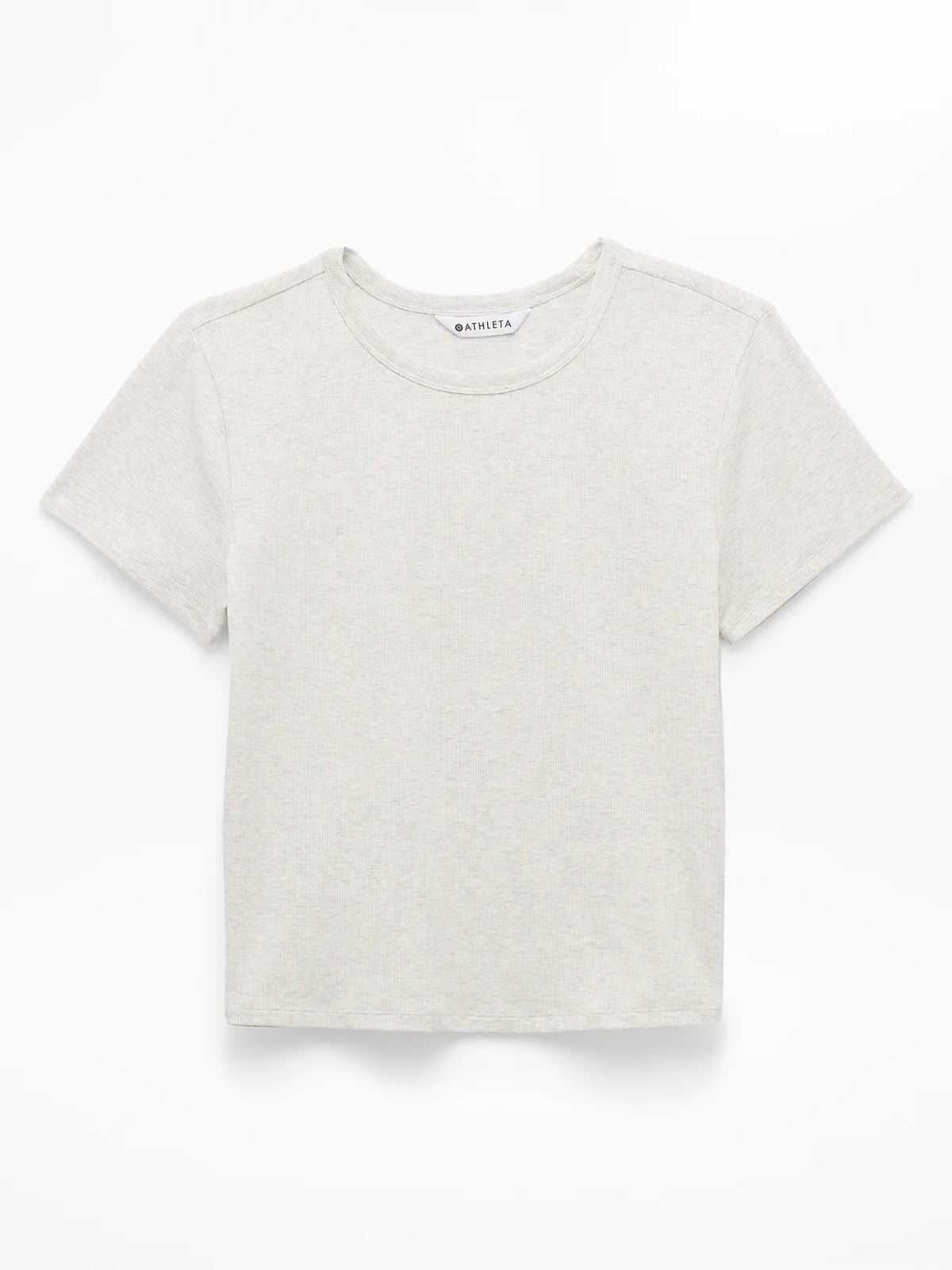 Signature Rib Crop Tee