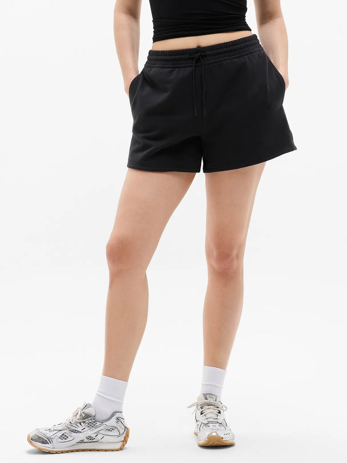 Forever Fleece Mid Rise 4" Short