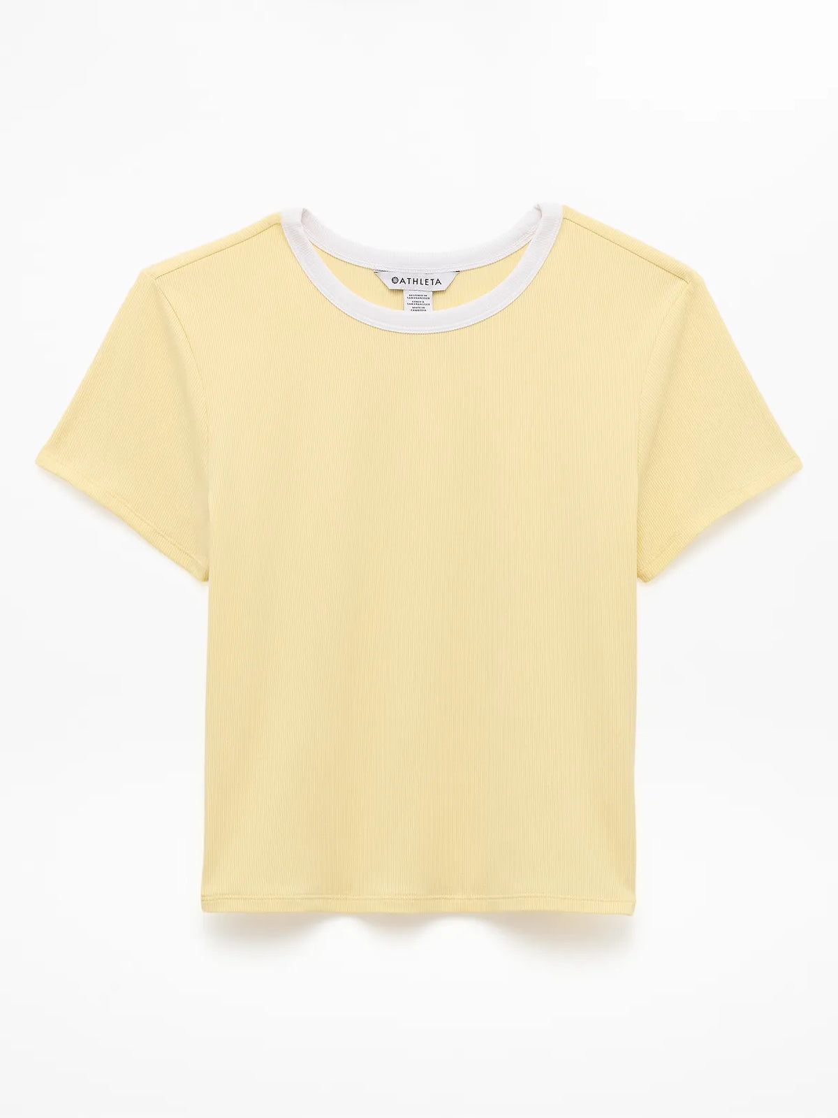 Signature Rib Crop Tee