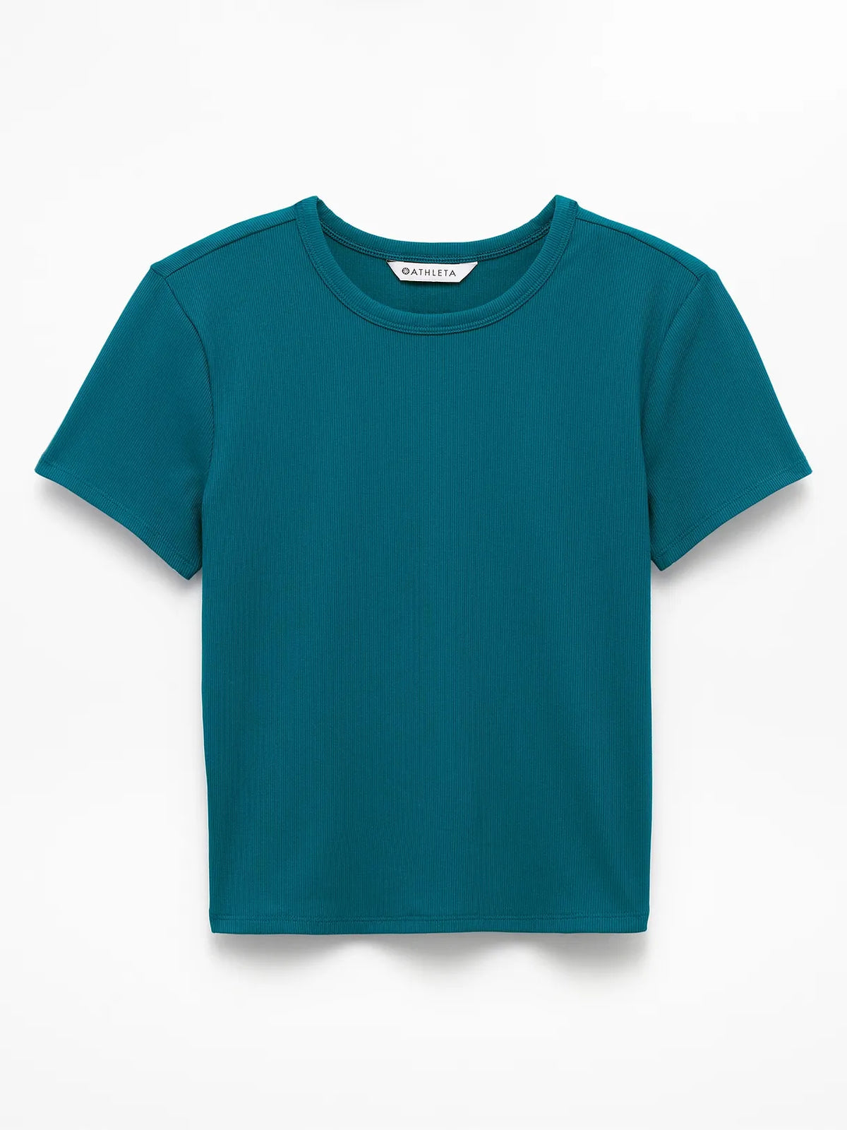 Signature Rib Crop Tee