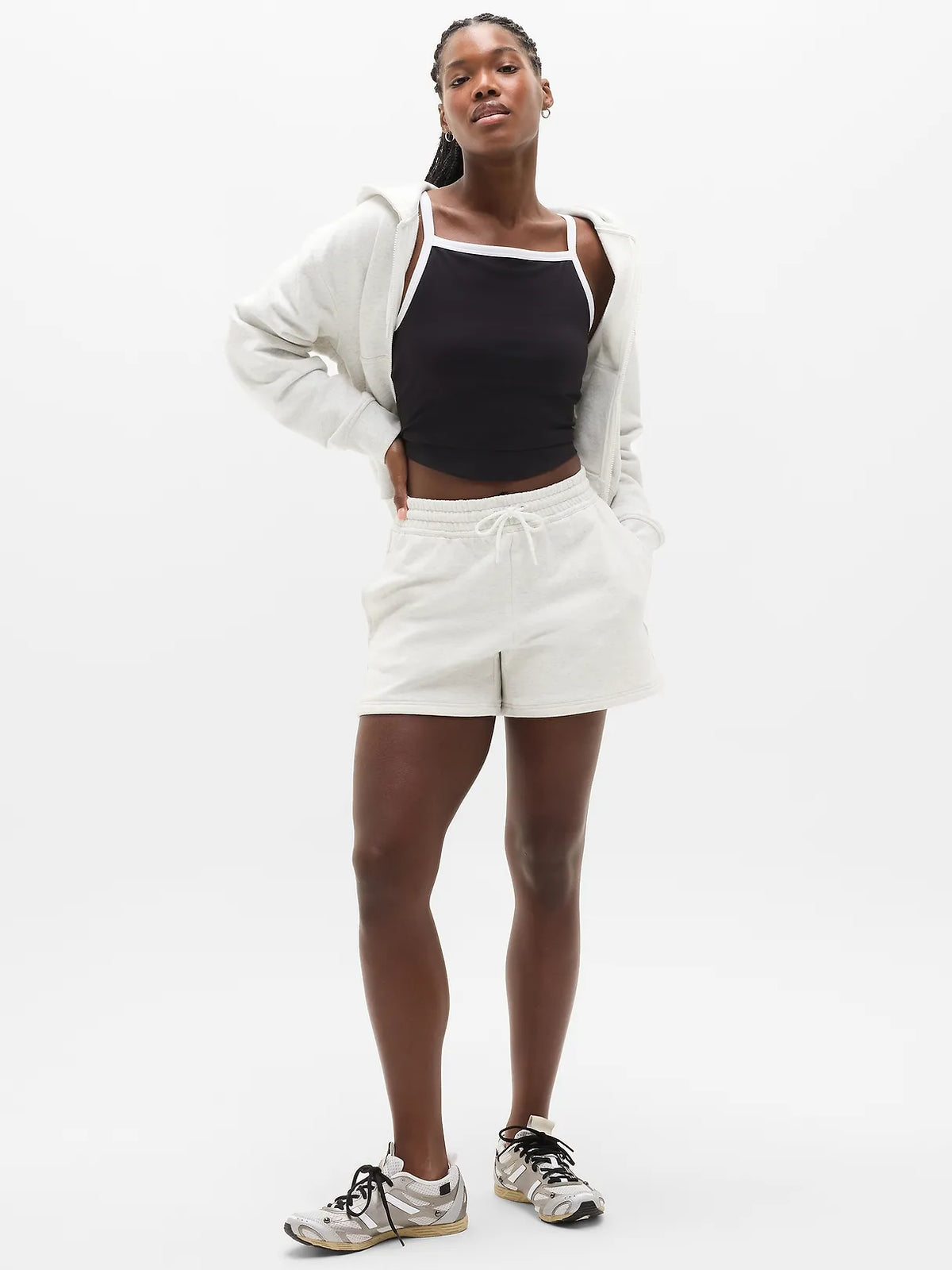 Forever Fleece Mid Rise 4" Short