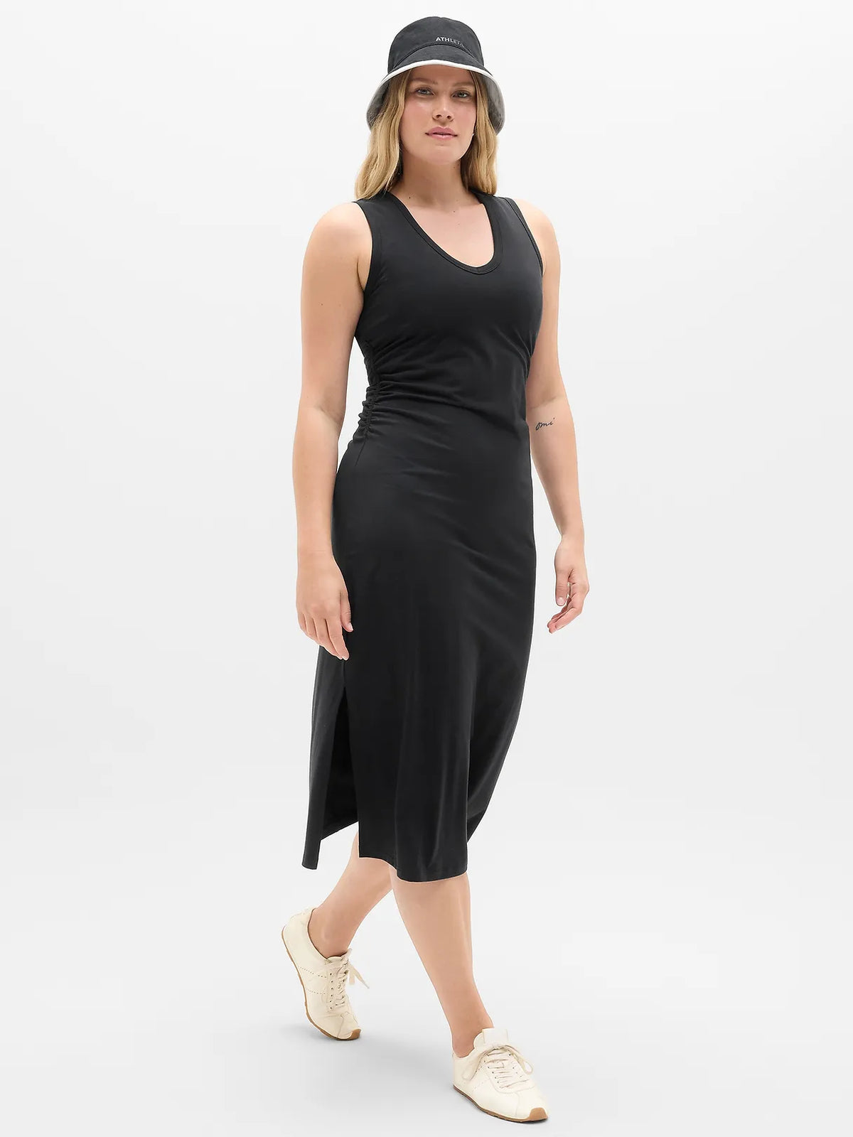 Essential V-Neck Midi Dress