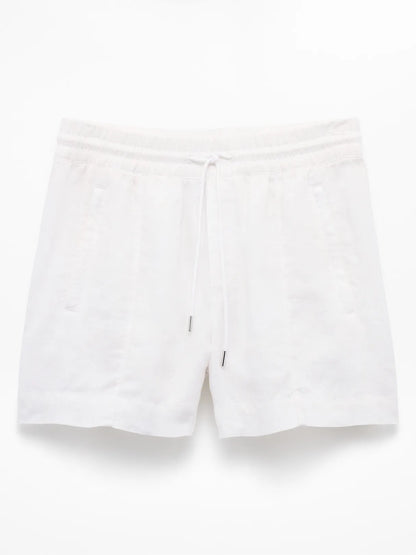 Retreat Linen Mid Rise 4" Short
