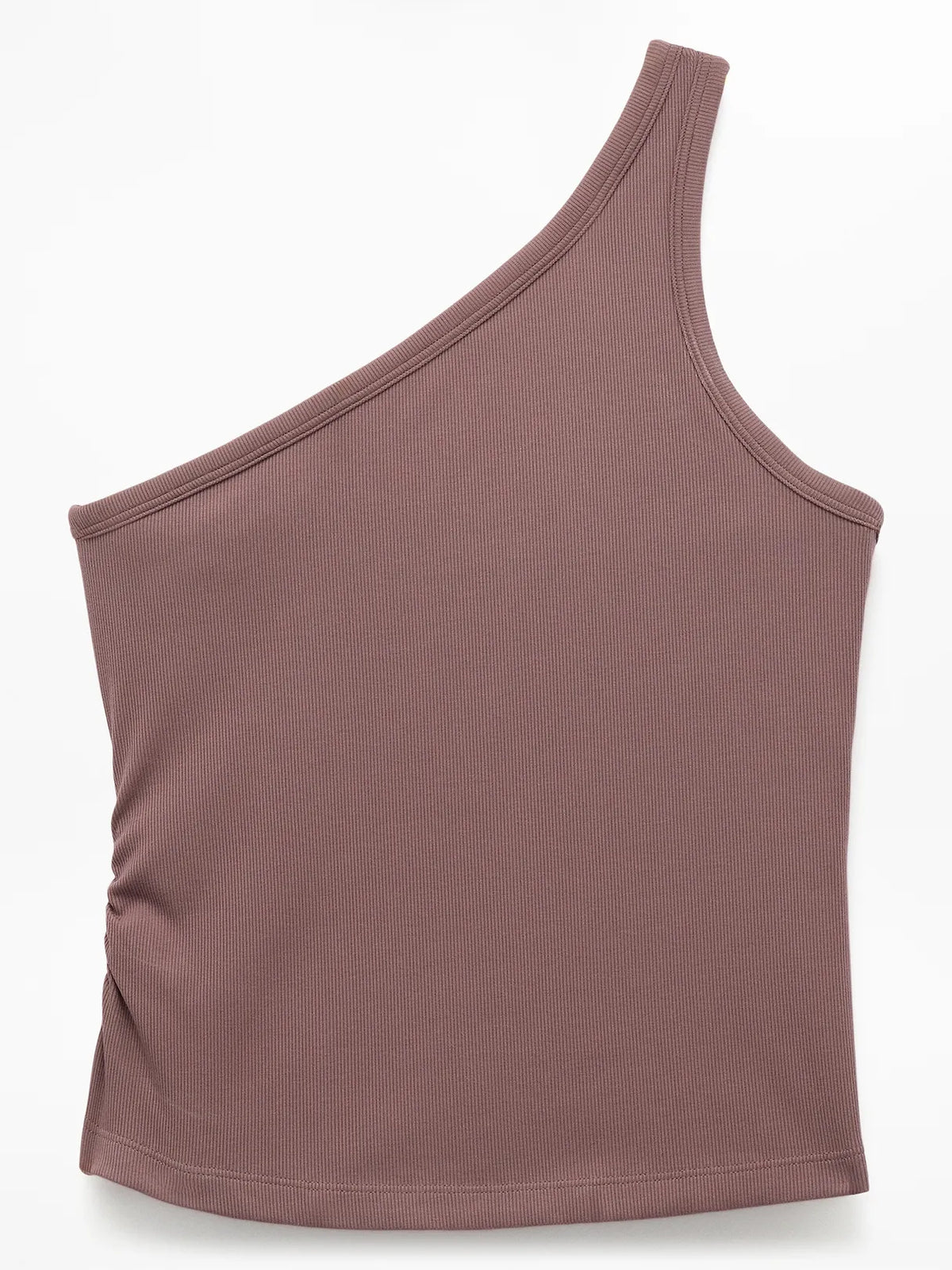 Signature Rib Asym One Shoulder Support Top