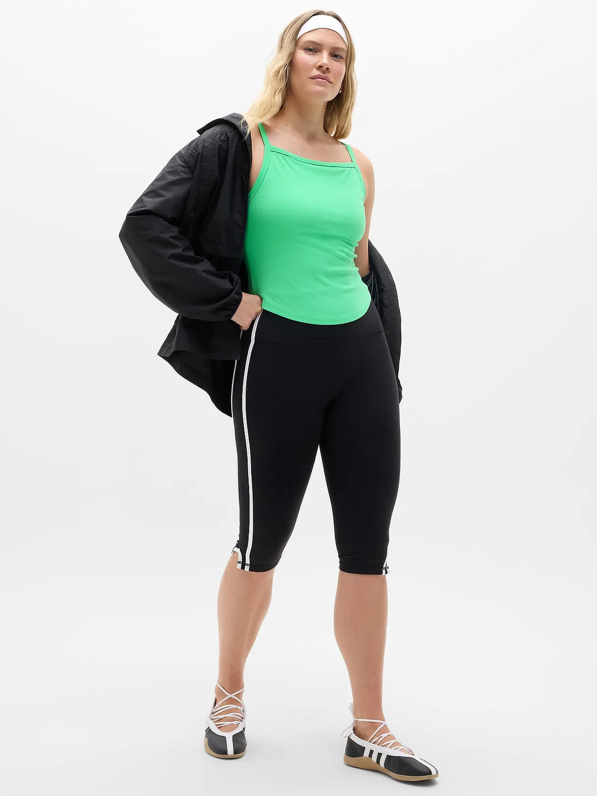 Signature Rib Apron Support Top