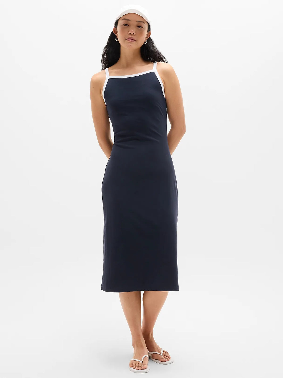 Signature Rib Apron Dress