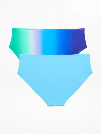 Athleta Girl Reversible Mid Rise Swim Bottom