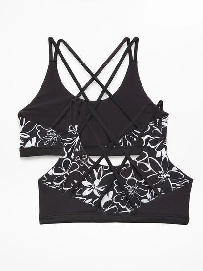 Athleta Girl Reversible Strappy Bikini Top