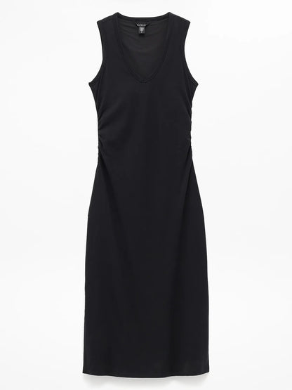 Essential V-Neck Midi Dress