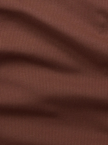 Signature Rib Apron Dress