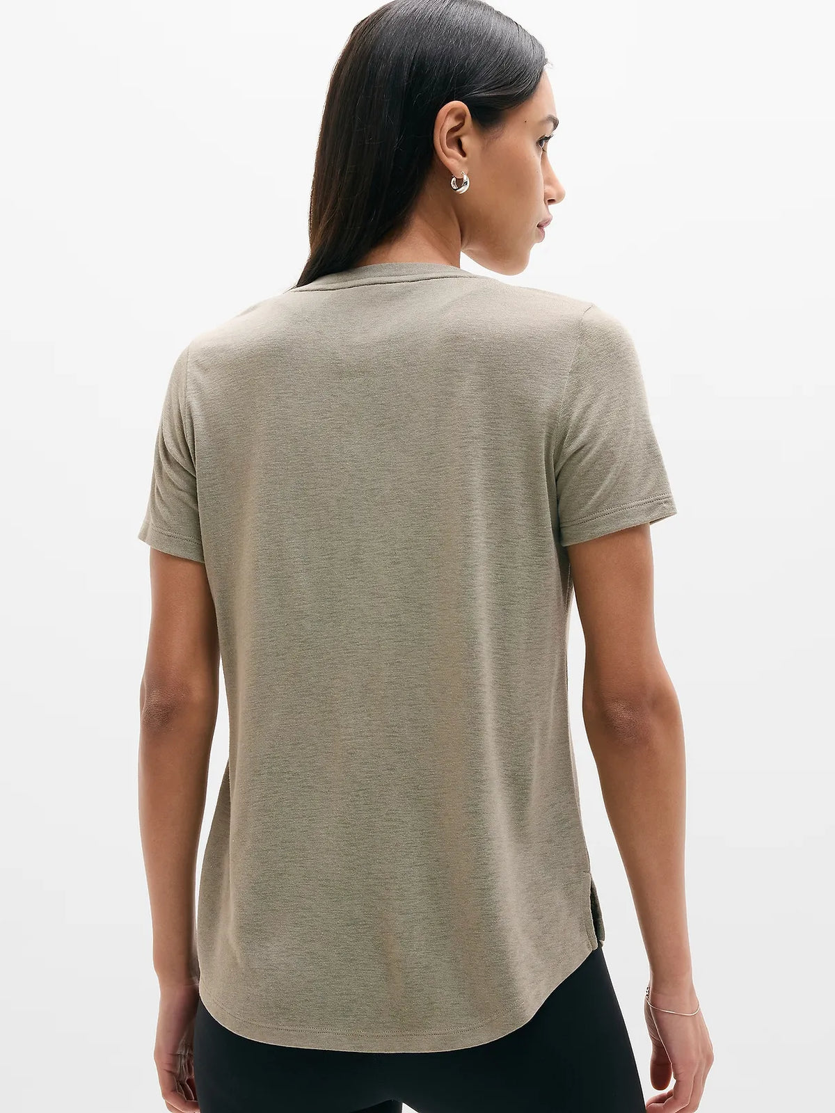 Breezy Scoop V-Neck Tee