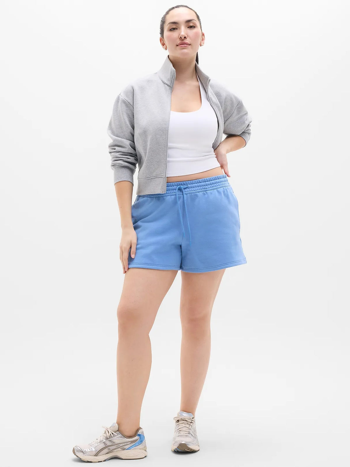 Forever Fleece Mid Rise 4" Short