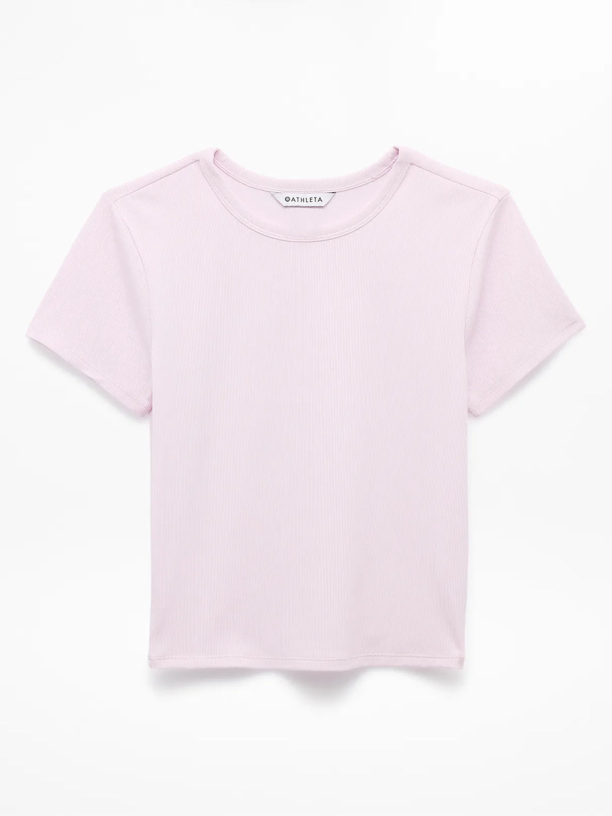 Signature Rib Crop Tee