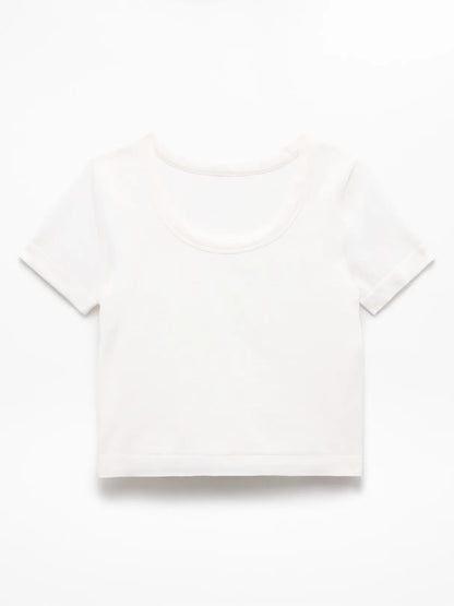 Athleta Girl Rise Above Rib Scoop Tee