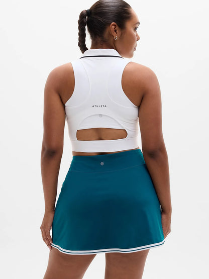 Crosscourt High Rise Tipped 14" Skort