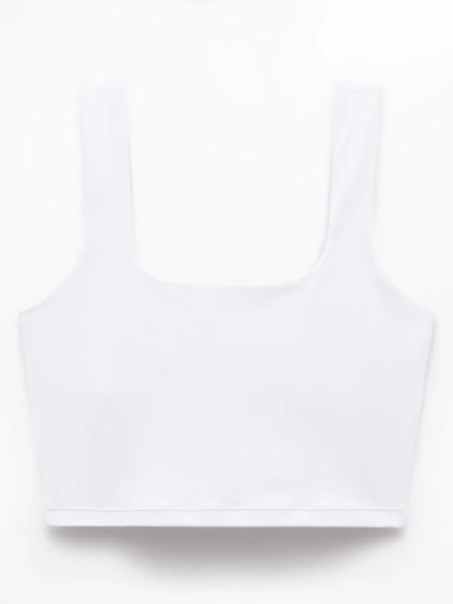 Transcend Square Neck Crop Sports Bra A-C