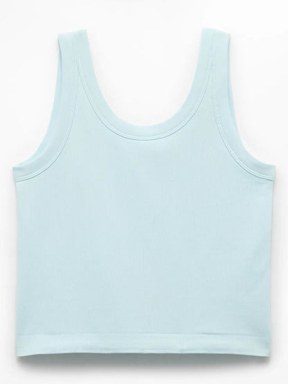 Athleta Girl Rise Above Rib Scoop Tank