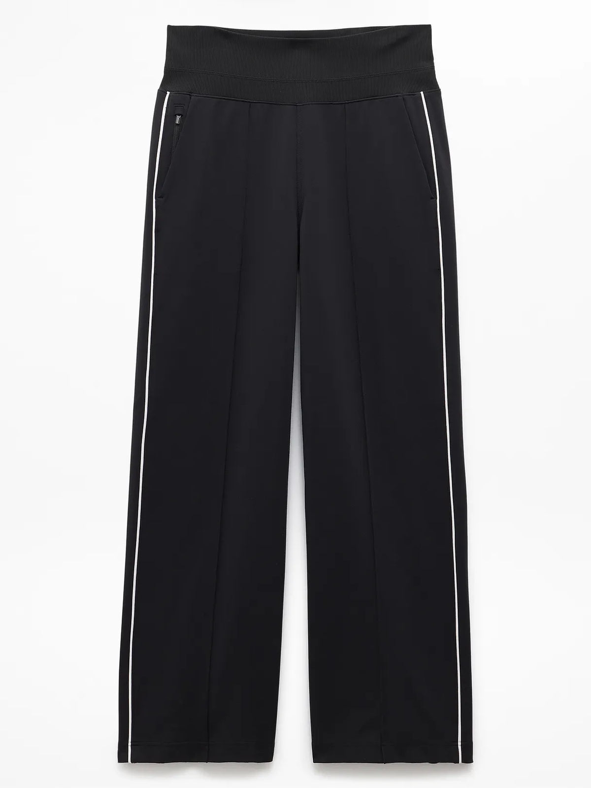 Venice High Rise Track Stripe Wide Leg Pant