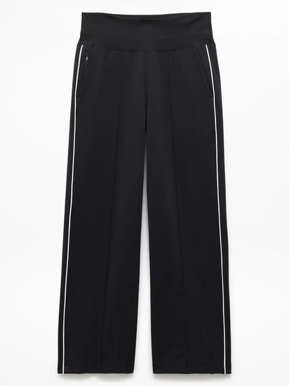 Venice High Rise Track Stripe Wide Leg Pant