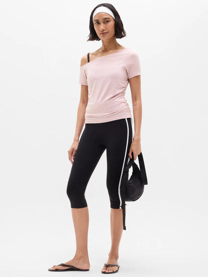 Move With Ease One Shoulder Tee