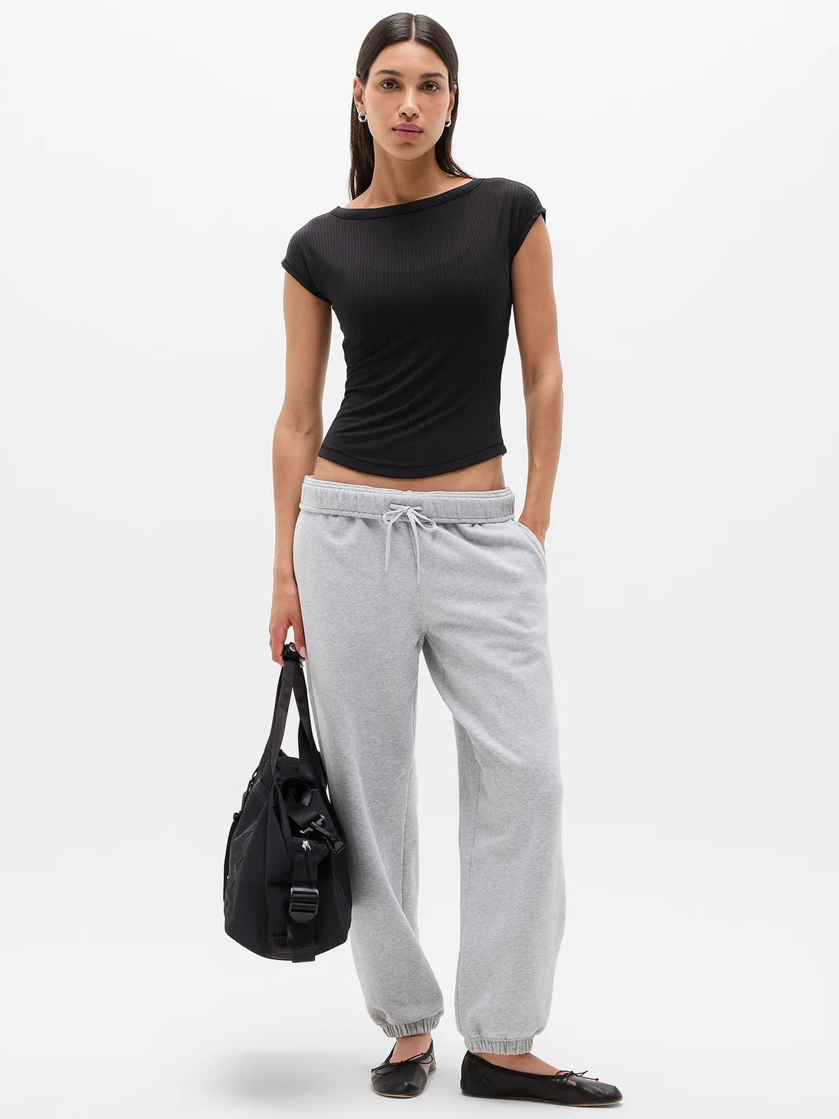 Perfect Rib Boatneck Tee