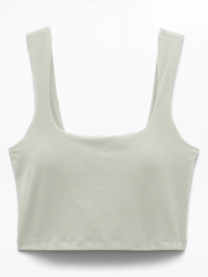 Transcend Square Neck Crop Sports Bra A-C