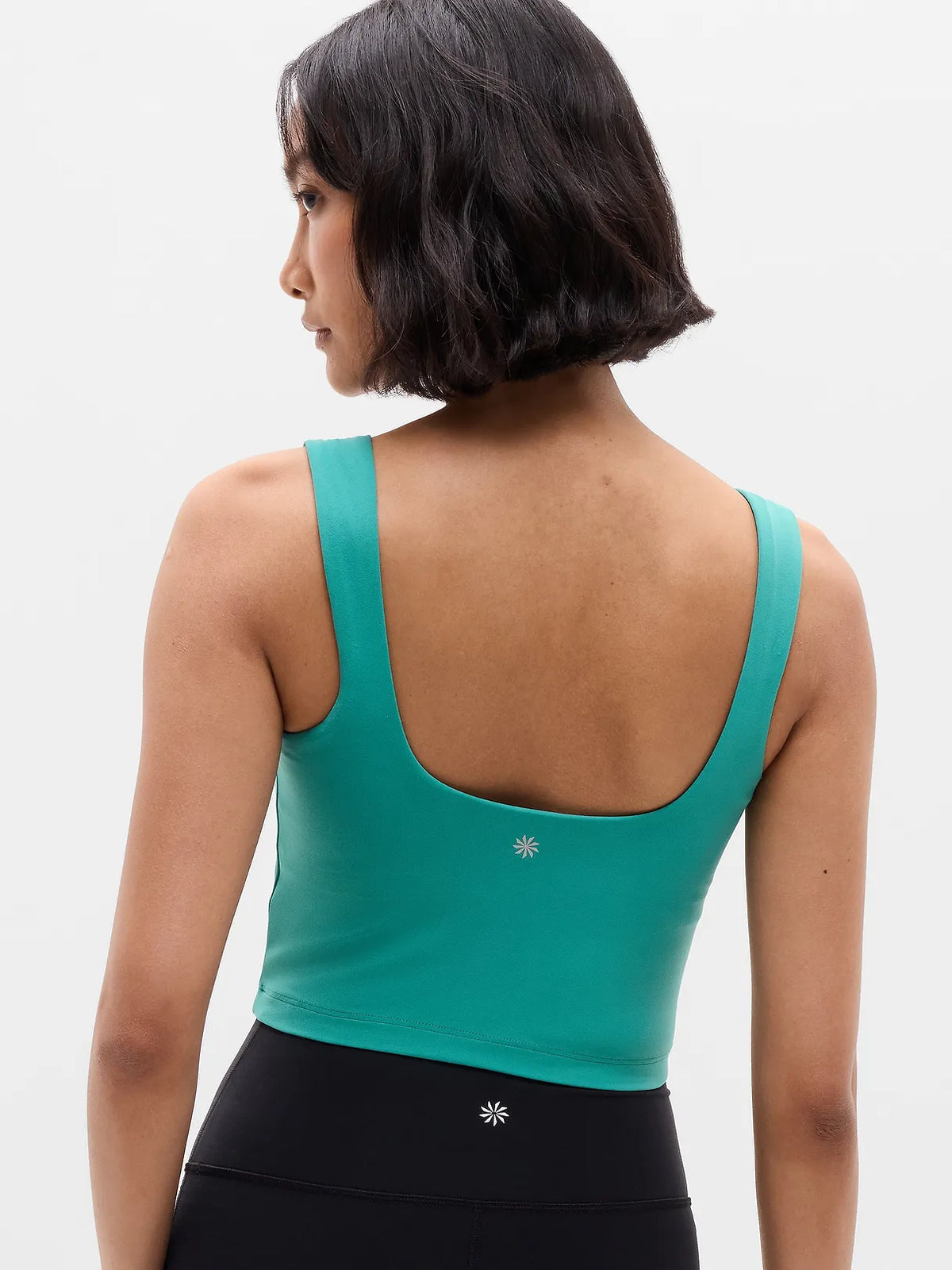 Transcend Square Neck Crop Sports Bra A-C