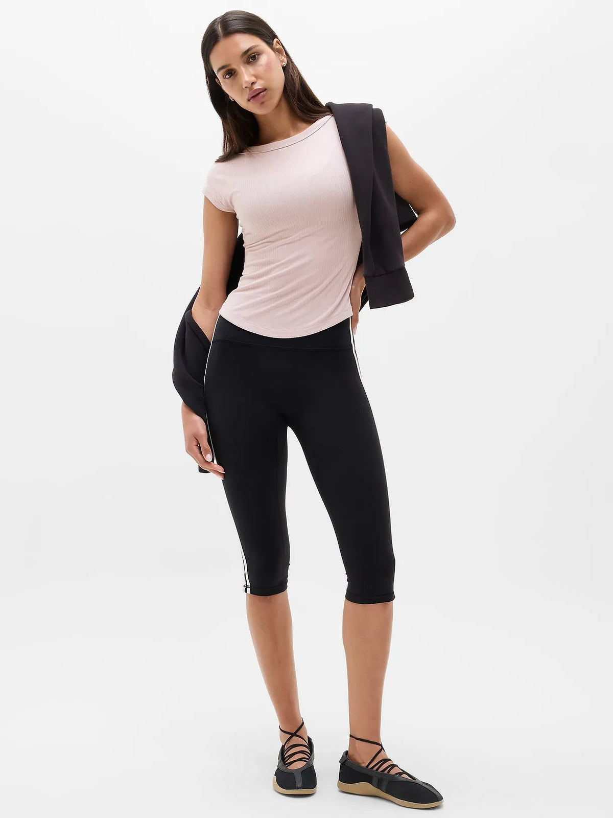 Perfect Rib Boatneck Tee