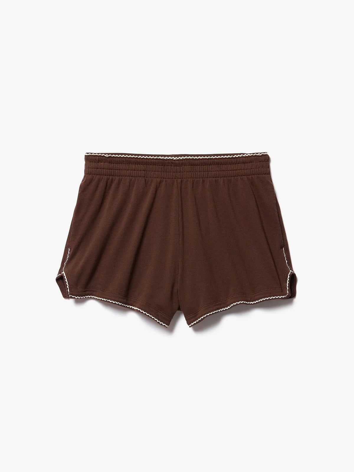 Airy Cotton Terry Mid Rise Picot Shortie