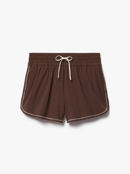 Weekender High Rise Picot 3" Run Short