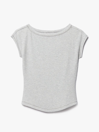 Perfect Rib Boatneck Tee