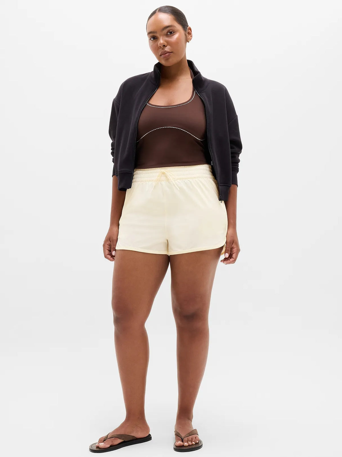 Weekender High Rise Picot 3" Run Short