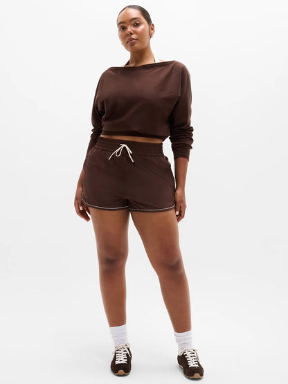 Weekender High Rise Picot 3" Run Short