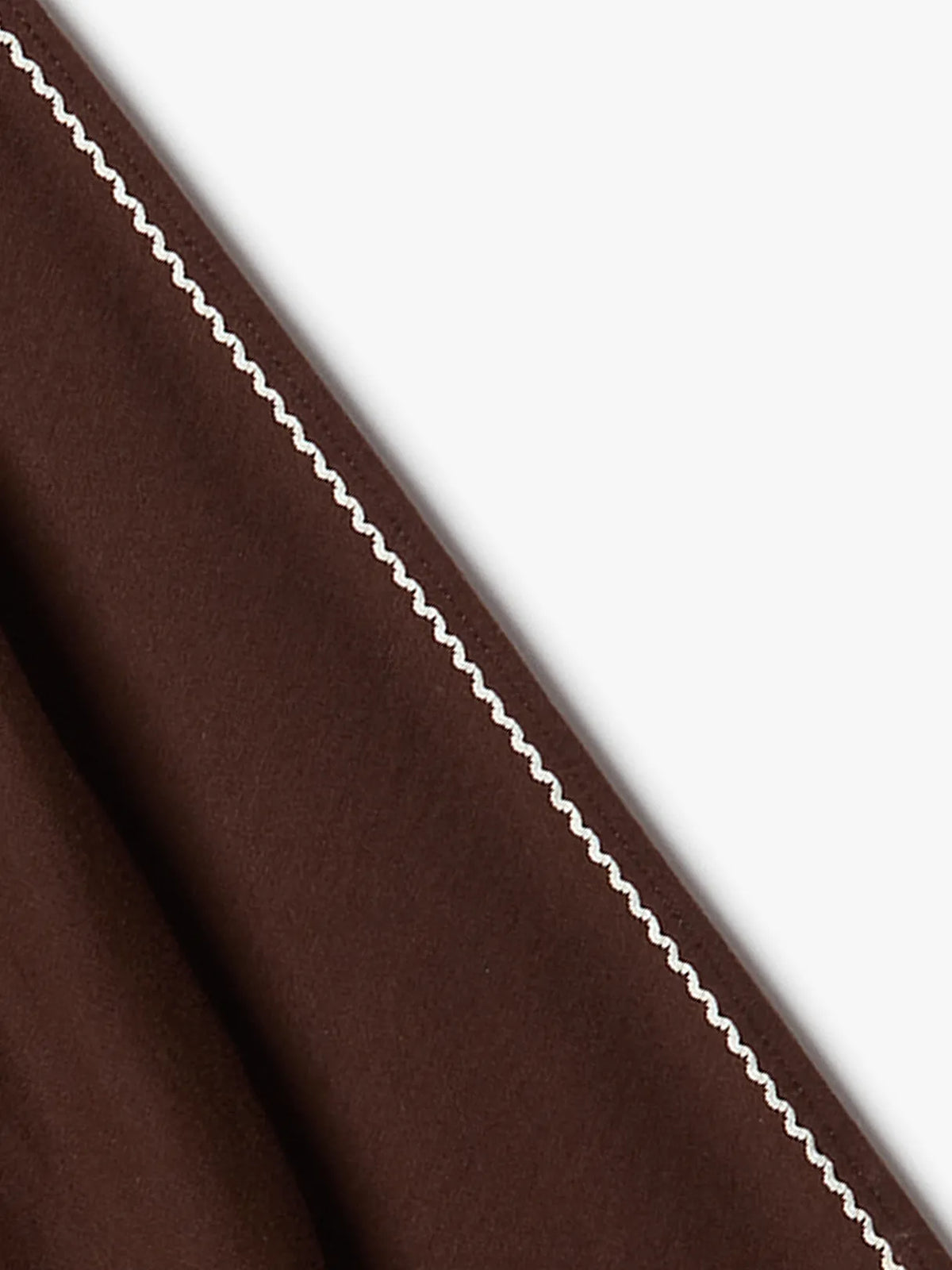 Airy Cotton Terry Boatneck Picot Sweatshirt
