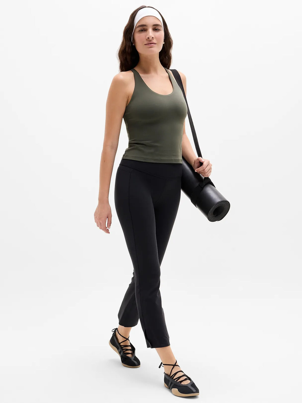 Transcend Crossback Built-In Bra Tank