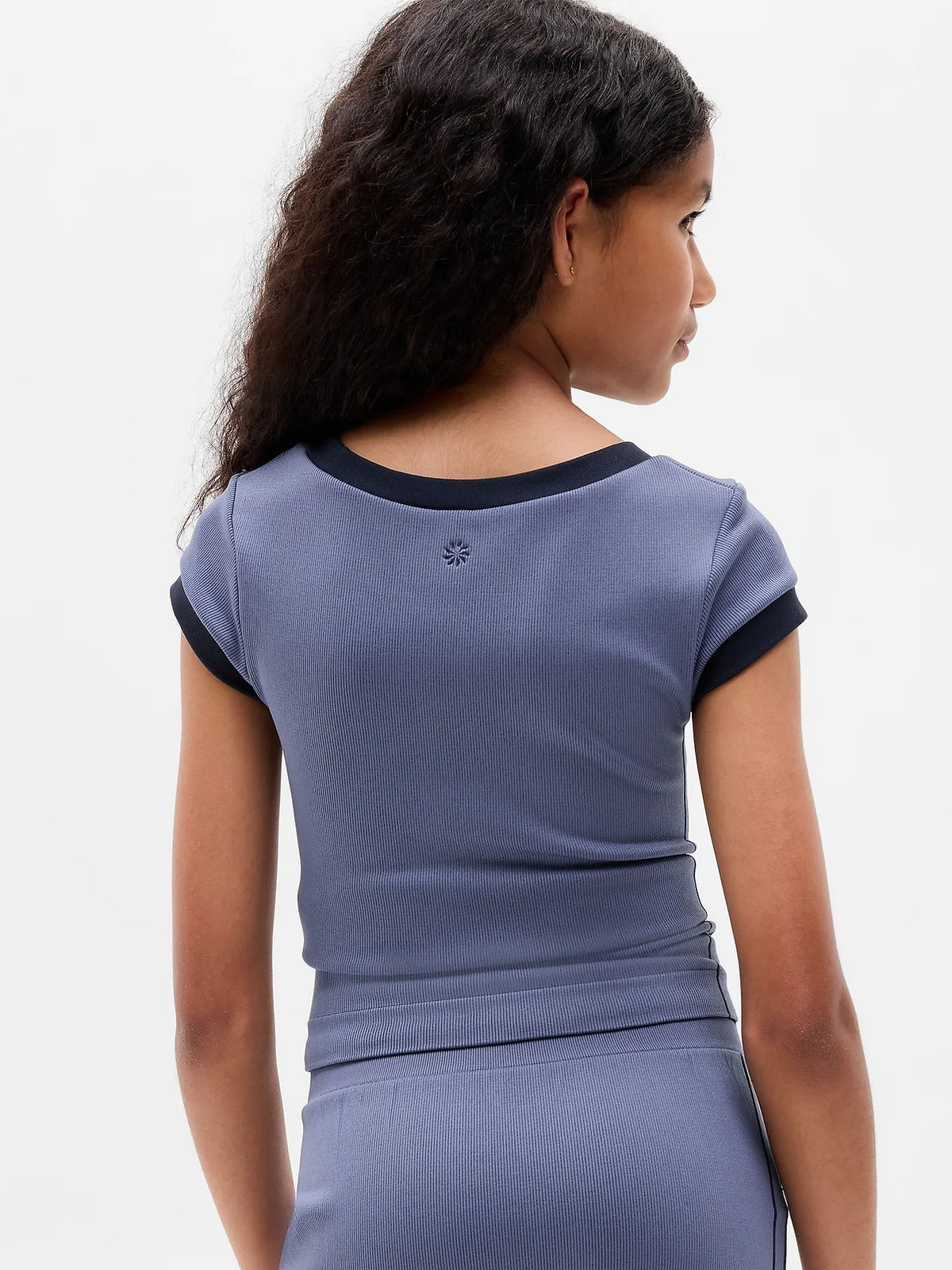 Athleta Girl Rise Above Rib Finish Line Tee