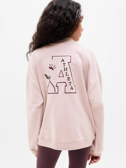 Athleta Girl All Day Varsity Sweatshirt