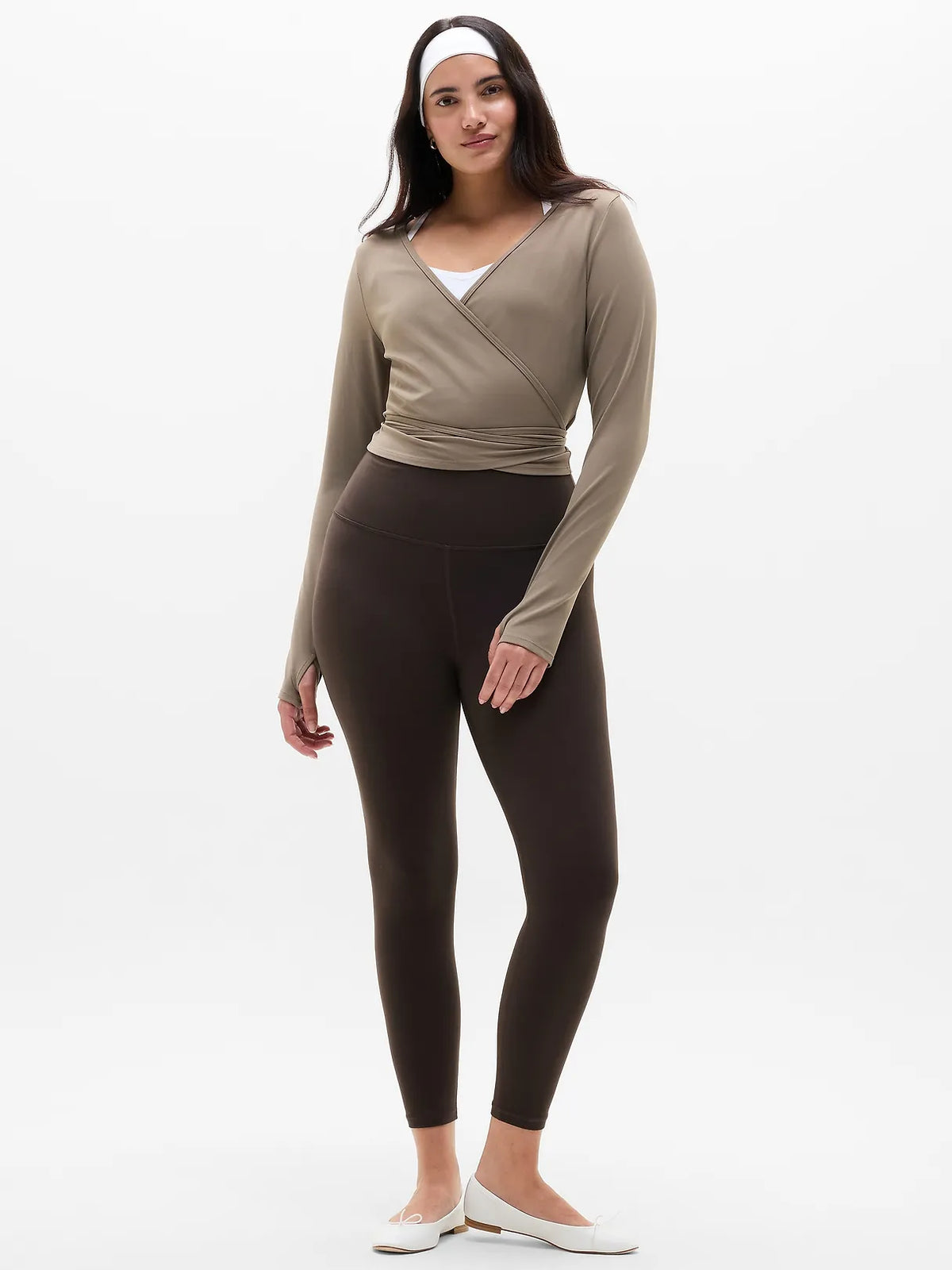 Transcend Wrap Crop Top