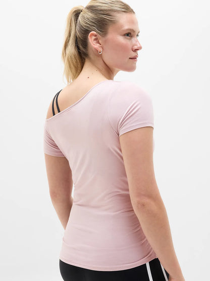 Move With Ease One Shoulder Tee