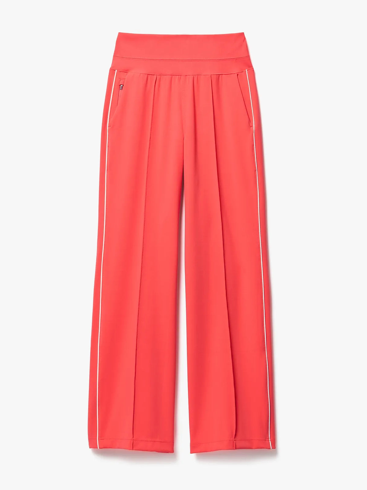 Venice High Rise Track Stripe Wide Leg Pant