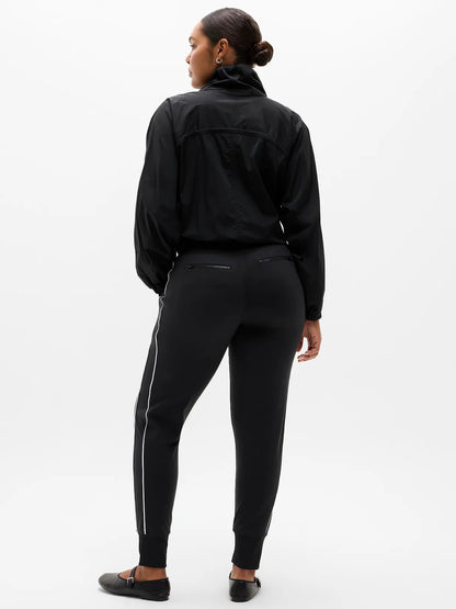 Venice High Rise Track Stripe Jogger