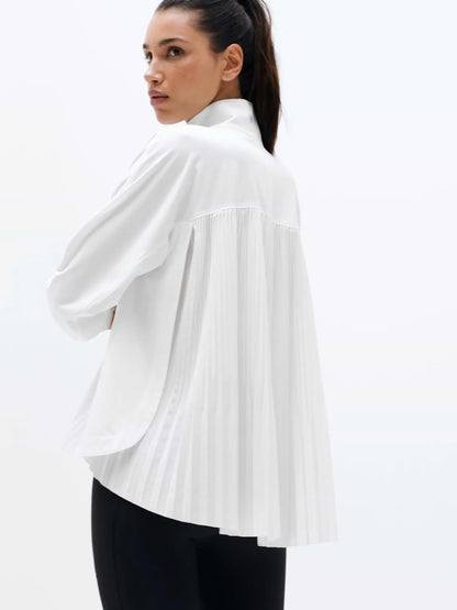 Featherweight Plissé Jacket