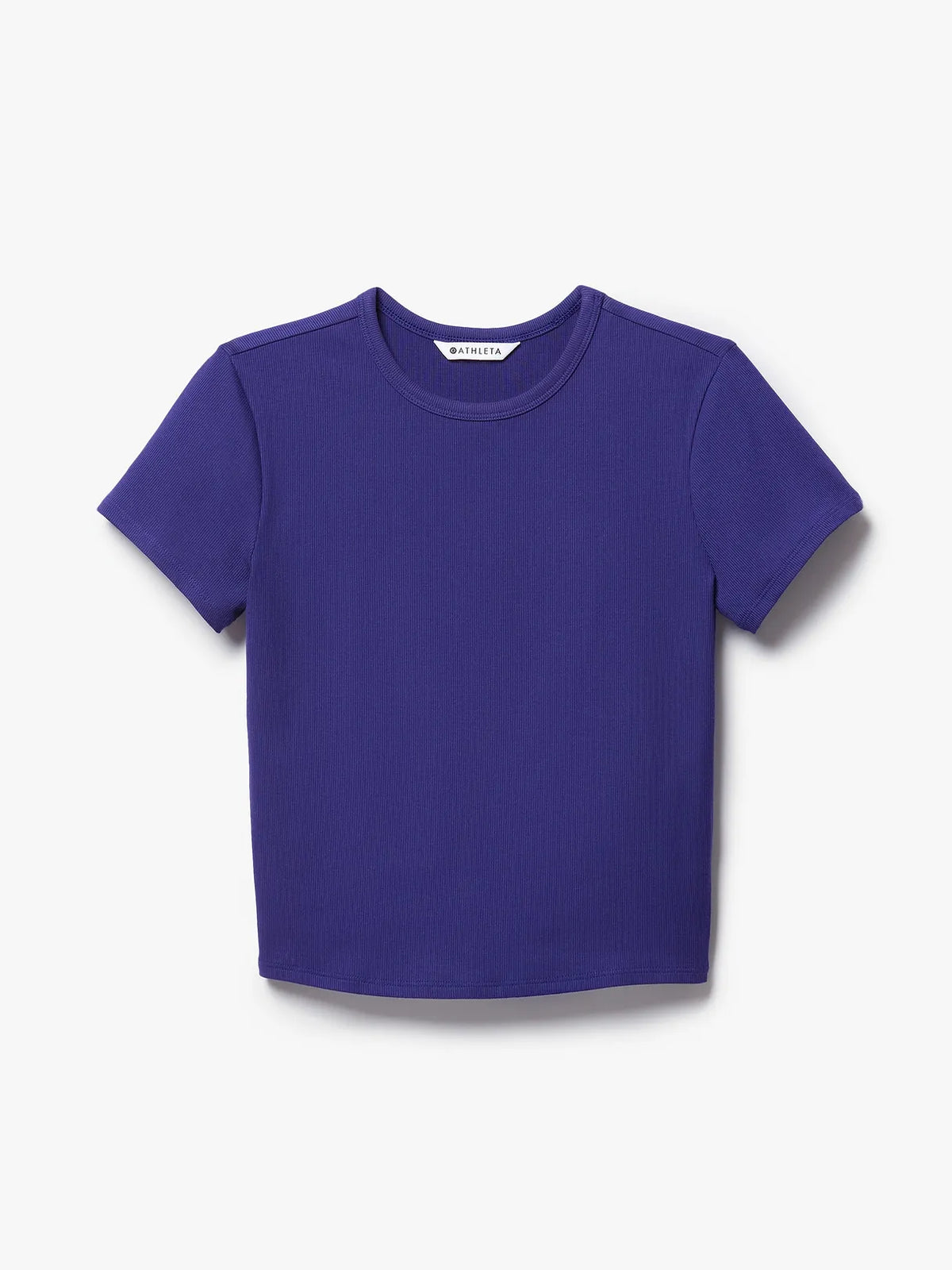 Signature Rib Crop Tee