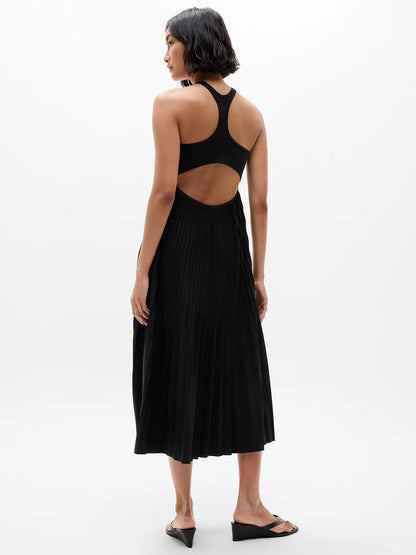 Featherweight Plissé Dress