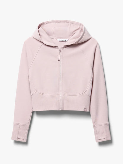 Athleta Girl All Day Full Zip Shrunken Hoodie