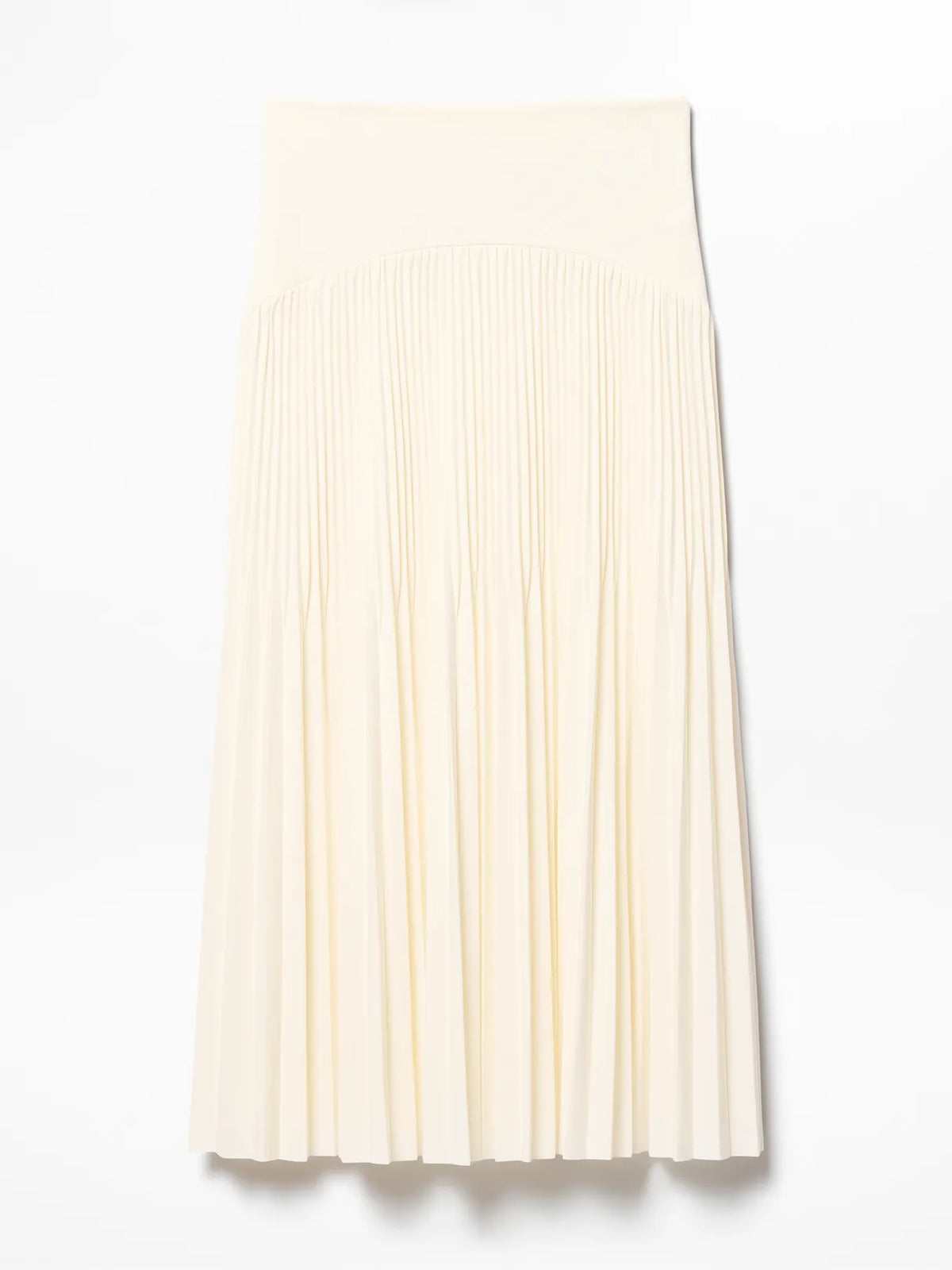 Featherweight Plissé Midi Skirt