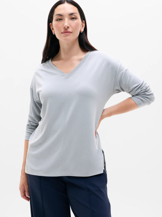 Seasoft V-Neck Sweatshirt